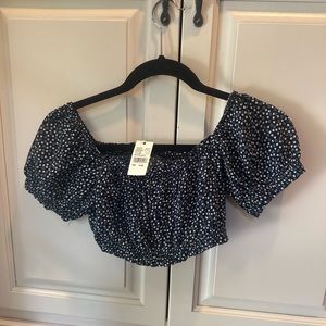 NWT Brandy Melville Floral Crop Top